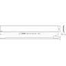 Дренажная система ALCAPLAST APZ5-TWIN-750 SPA для монтажа в стену под плитку